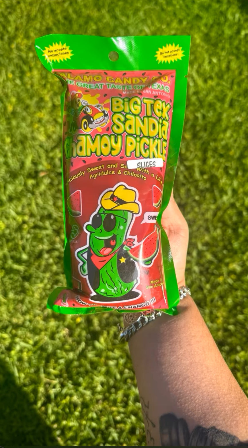 Chamoy Watermelon Pickle ( Sliced)